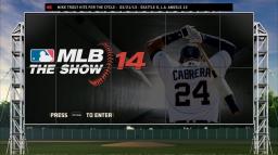 MLB 14: The Show Title Screen